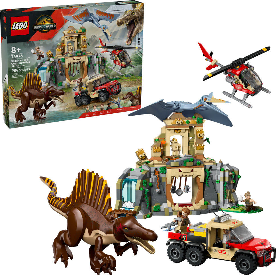 LEGO Jurassic World: Spinosaurus & Quetzalcoatlus Air Mission